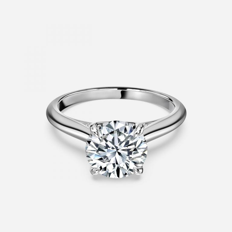 Round Cut Solitaire Engagement Ring