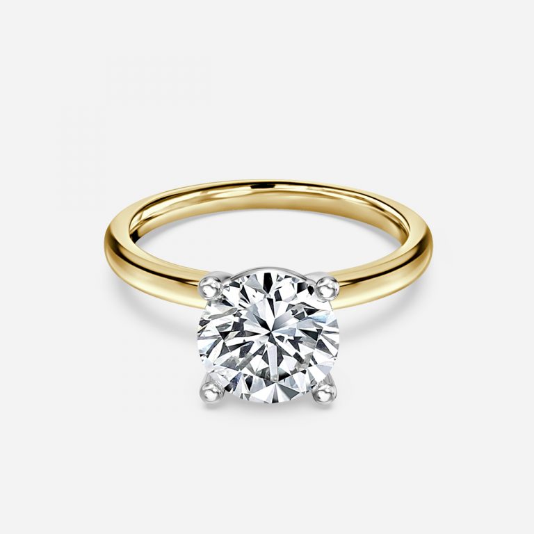 Classic Round Diamond Solitaire Ring