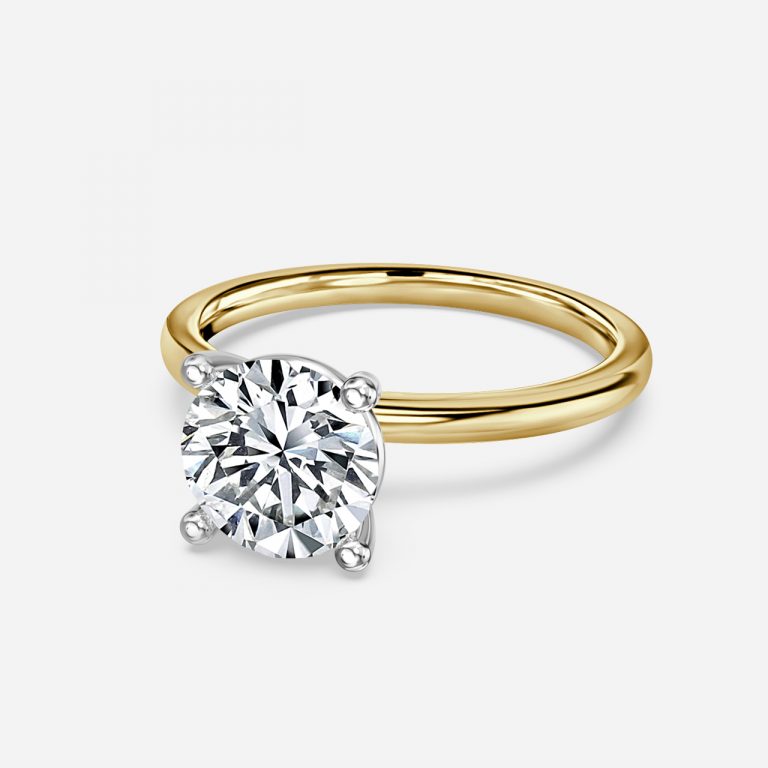 Classic Round Diamond Solitaire Ring