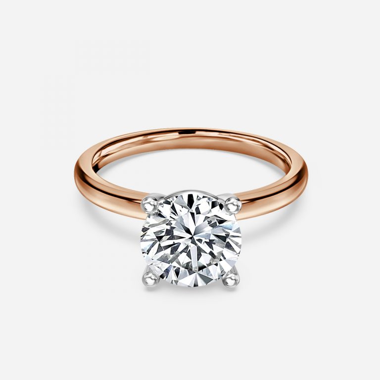 Classic Round Diamond Solitaire Ring