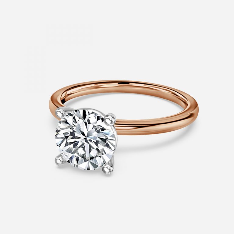 Classic Round Diamond Solitaire Ring