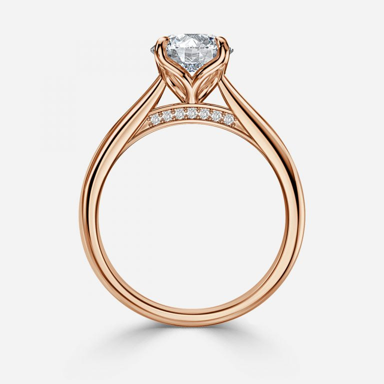 Round Cut Solitaire Engagement Ring