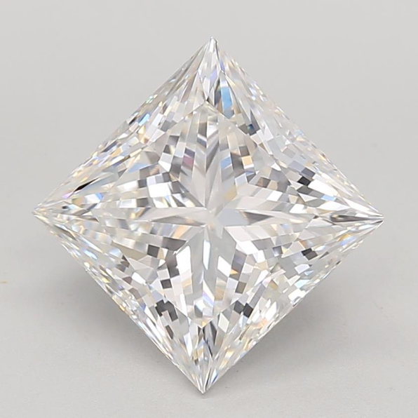 5.040 Carat Princess Shape Diamond