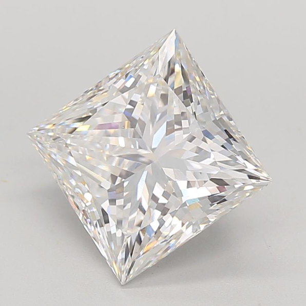 5.040 Carat Princess Shape Diamond