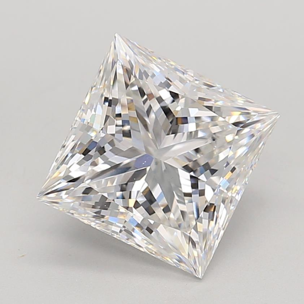 5.040 Carat Princess Shape Diamond