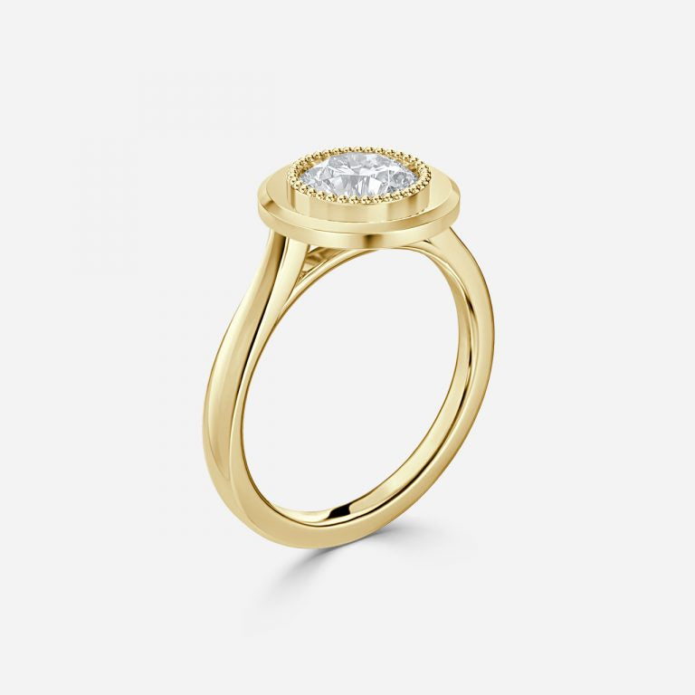 Round Solitaire Engagement Ring