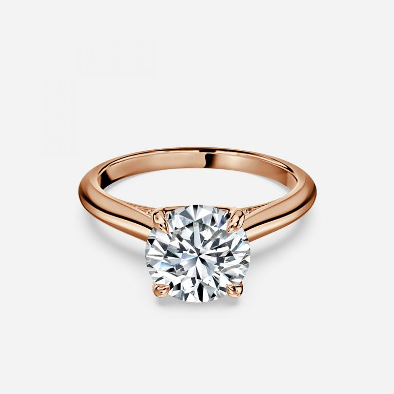 Round Cut Solitaire Engagement Ring