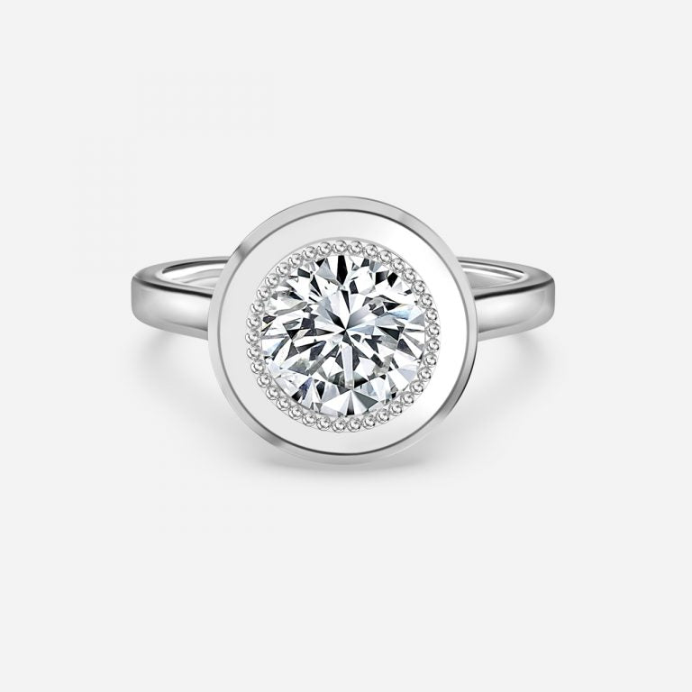 Round Solitaire Engagement Ring