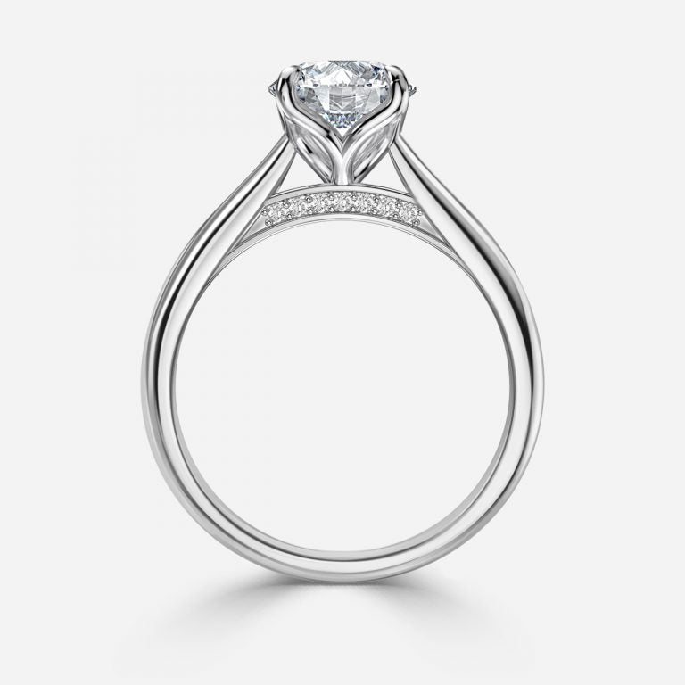 Round Cut Solitaire Engagement Ring