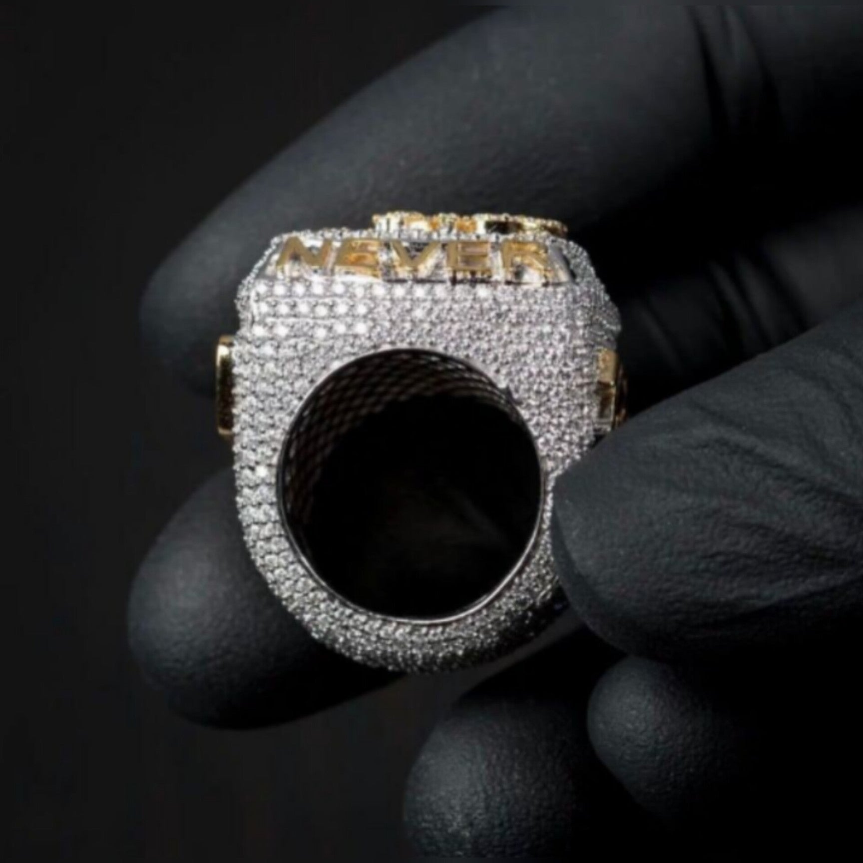 Men's Iced Out Diamond Championship Ring