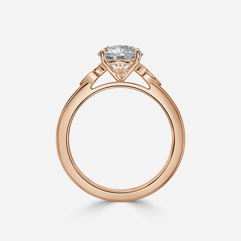 Round Engagement Ring