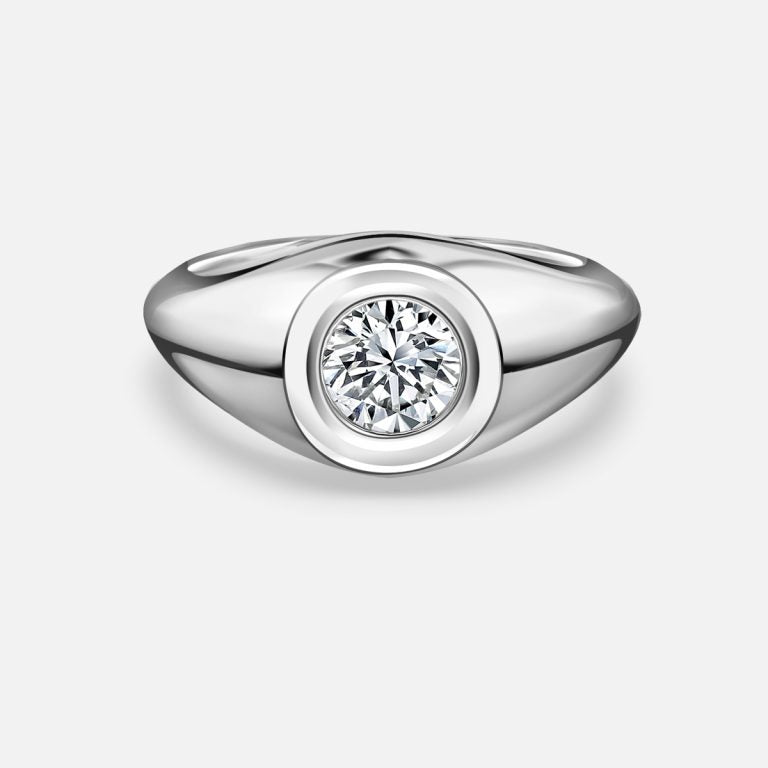 Charles-Round Men Engagement Ring