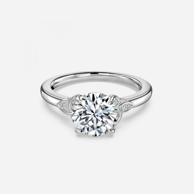 Round Engagement Ring