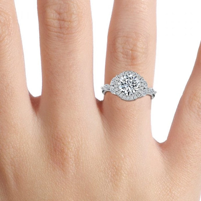 Round & Marquise Diamond Ring