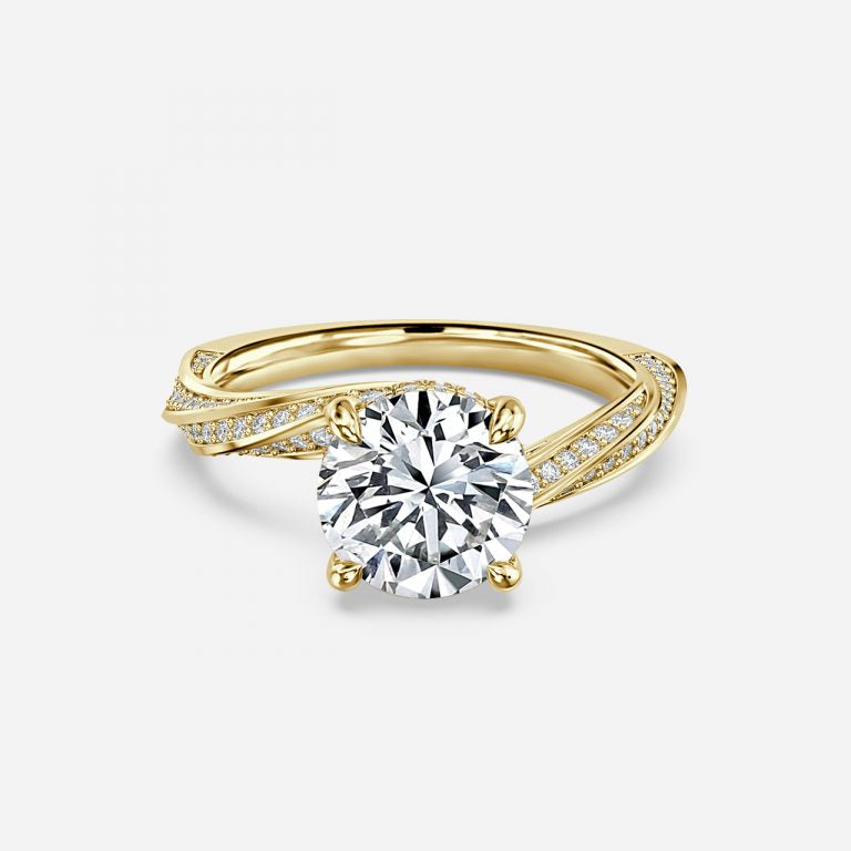 Round Engagement Ring