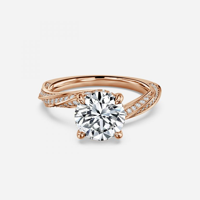 Round Engagement Ring