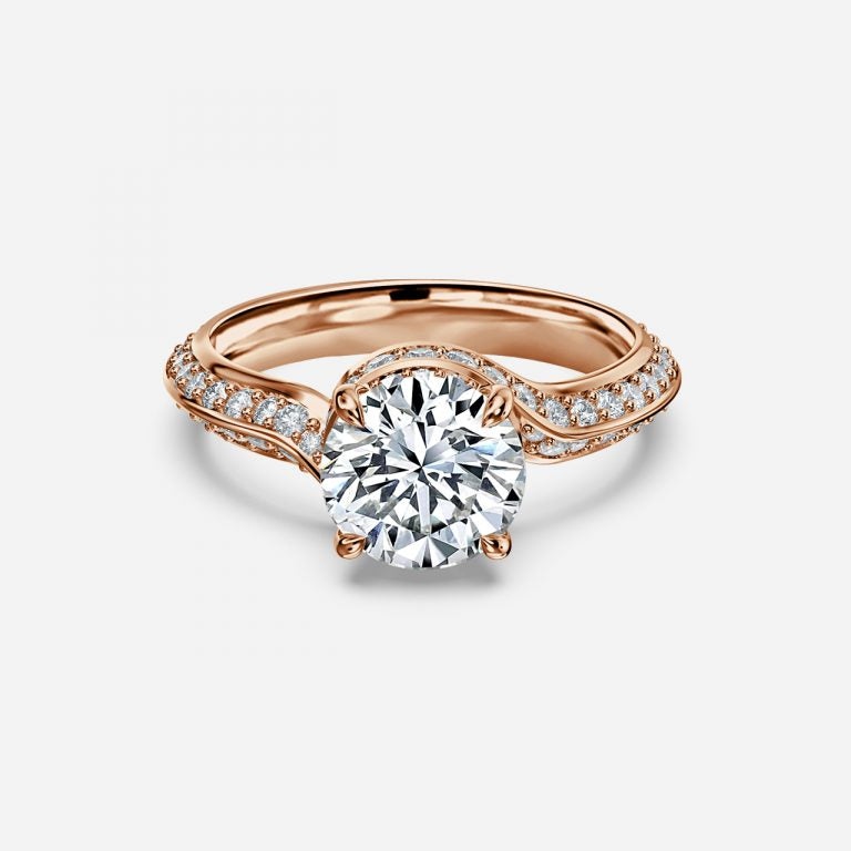 Round Engagement Ring