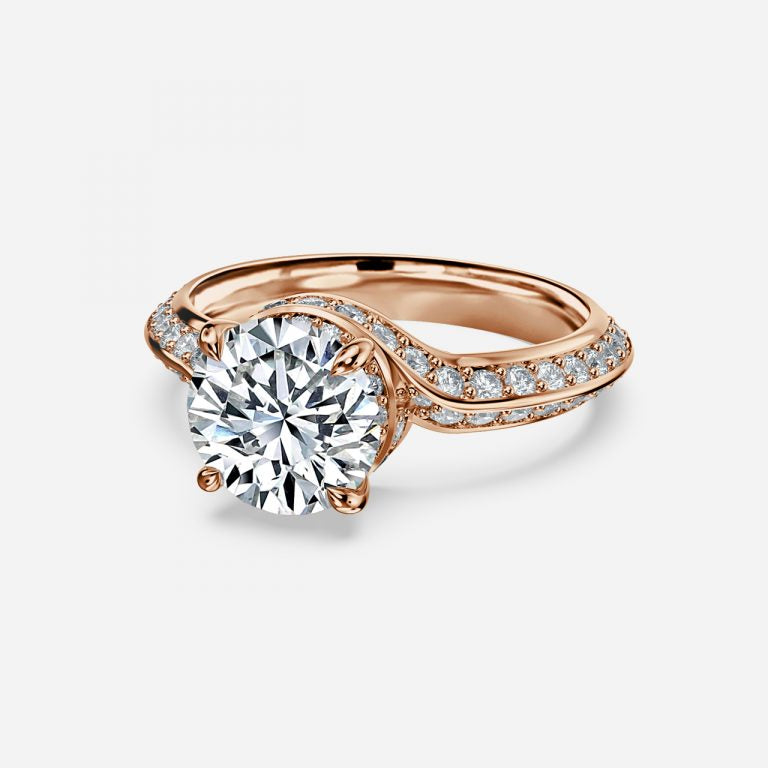 Round Engagement Ring