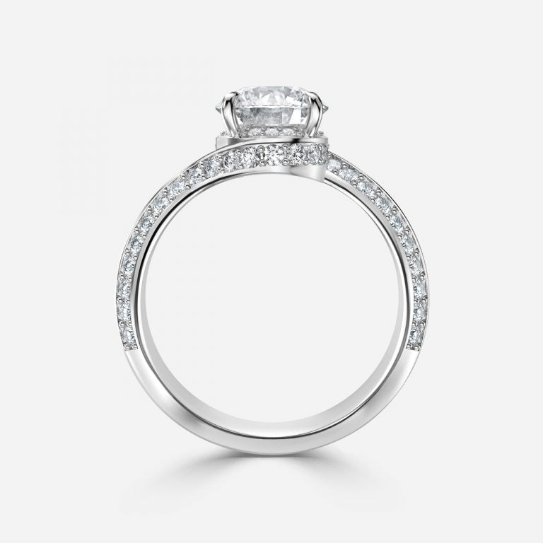 Round Engagement Ring