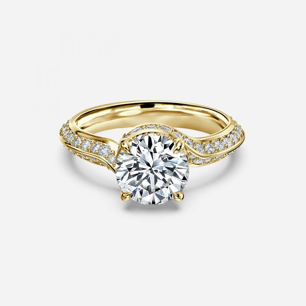 Round Engagement Ring