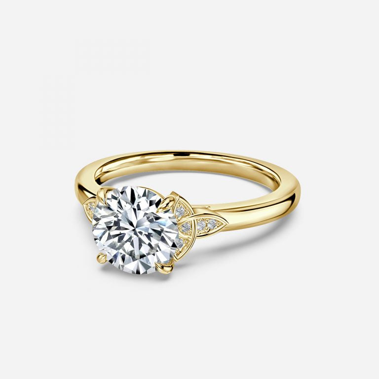 Round Engagement Ring