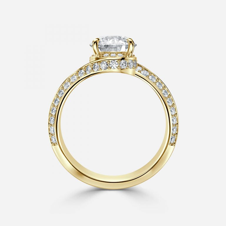 Round Engagement Ring