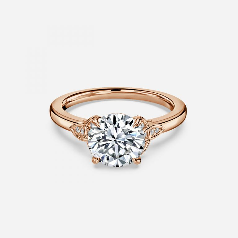 Round Engagement Ring