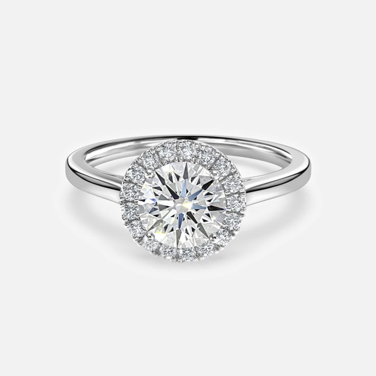 50 Pointer Round Lab Diamond Wedding Solitaire Ring In Gold