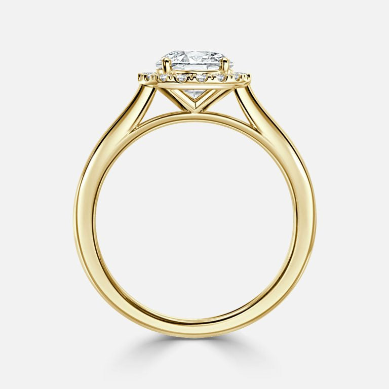 50 Pointer Round Lab Diamond Wedding Solitaire Ring In Gold