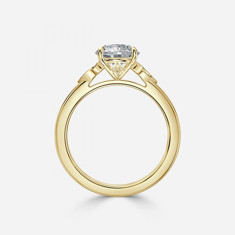 Round Engagement Ring