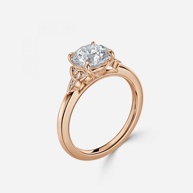 Round Engagement Ring