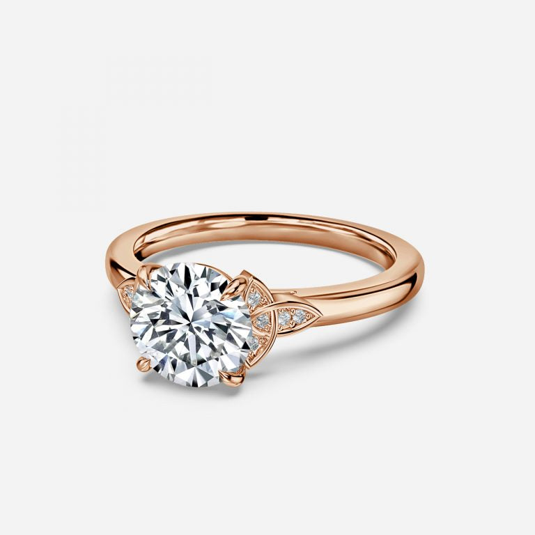 Round Engagement Ring