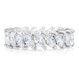 Slanted Marquise Diamond Eternity Band