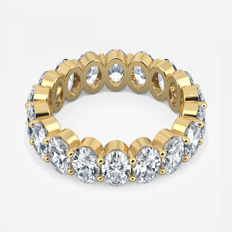 Oval Cut Diamond Eternity Ring