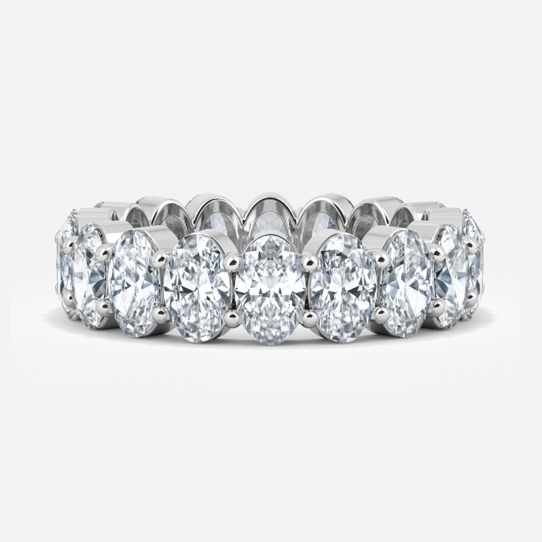 Oval Cut Diamond Eternity Ring