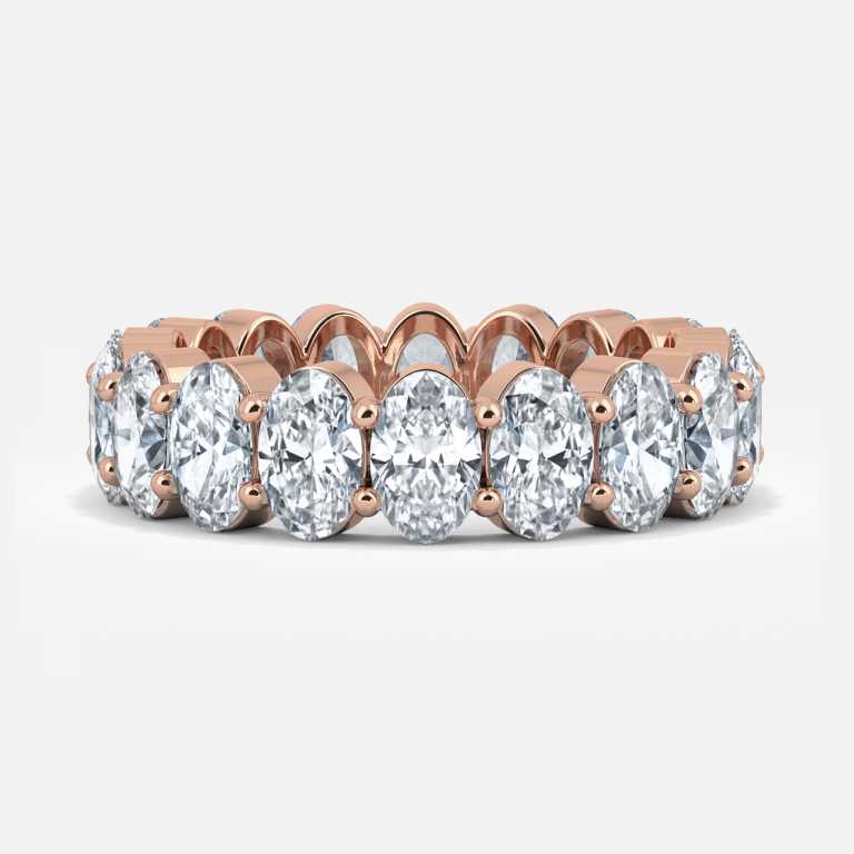 Oval Cut Diamond Eternity Ring