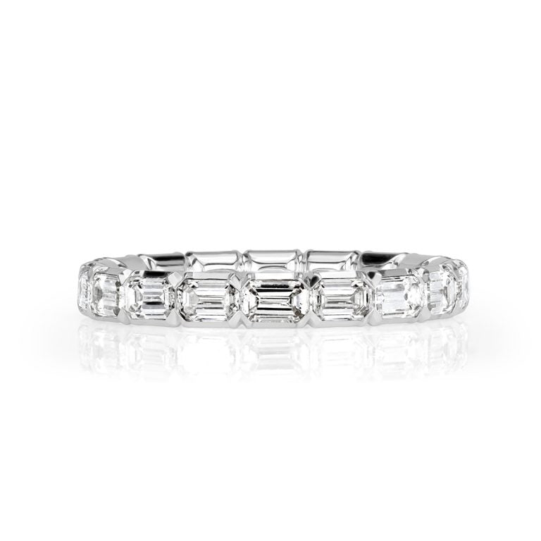 VVS Emerald Cut Diamond Eternity Ring