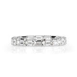 VVS Emerald Cut Diamond Eternity Ring