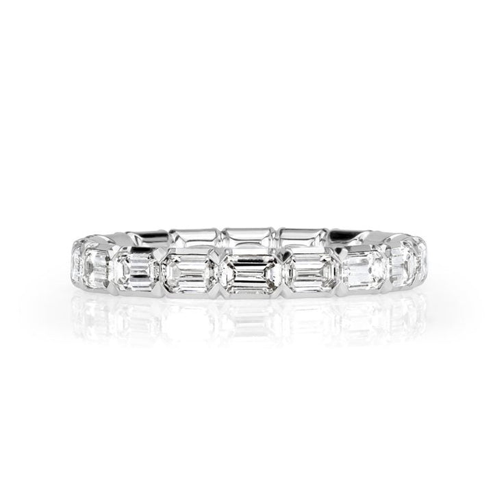 Oval Cut VVS Diamond Eternity Ring