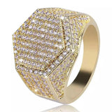 10k Gold Custom Diamond Anniversary Ring For Men