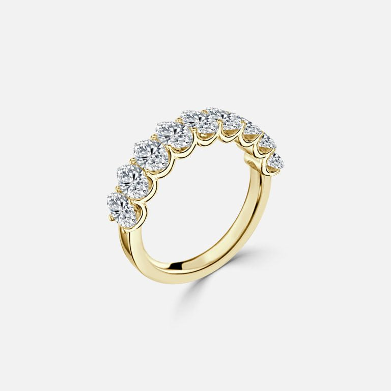 Marquise Diamond Half Eternity Ring